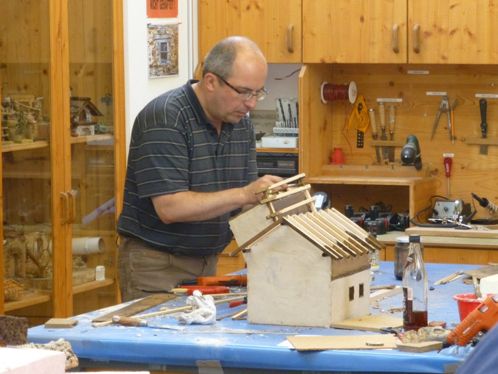 Gerhard Pomberger bei der Arbeit